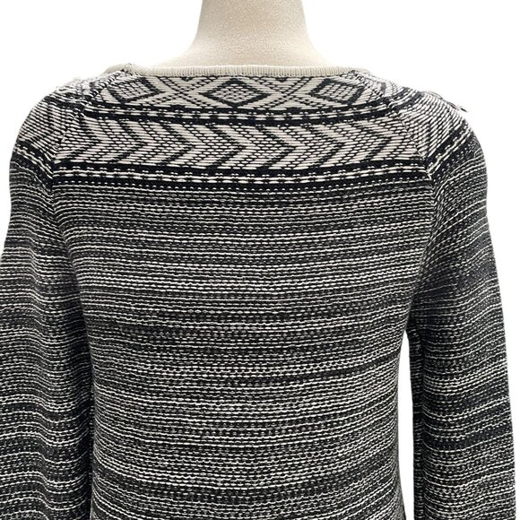 The Limited Fringe Knit Sweater L Boho Aztec Festival Cozy Western Fall Layer - Picture 5 of 9